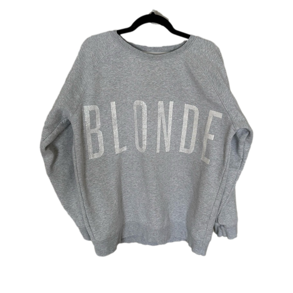 Brunettes The Label The "BLONDE" Big Sister Crew Neck Sweatshirt